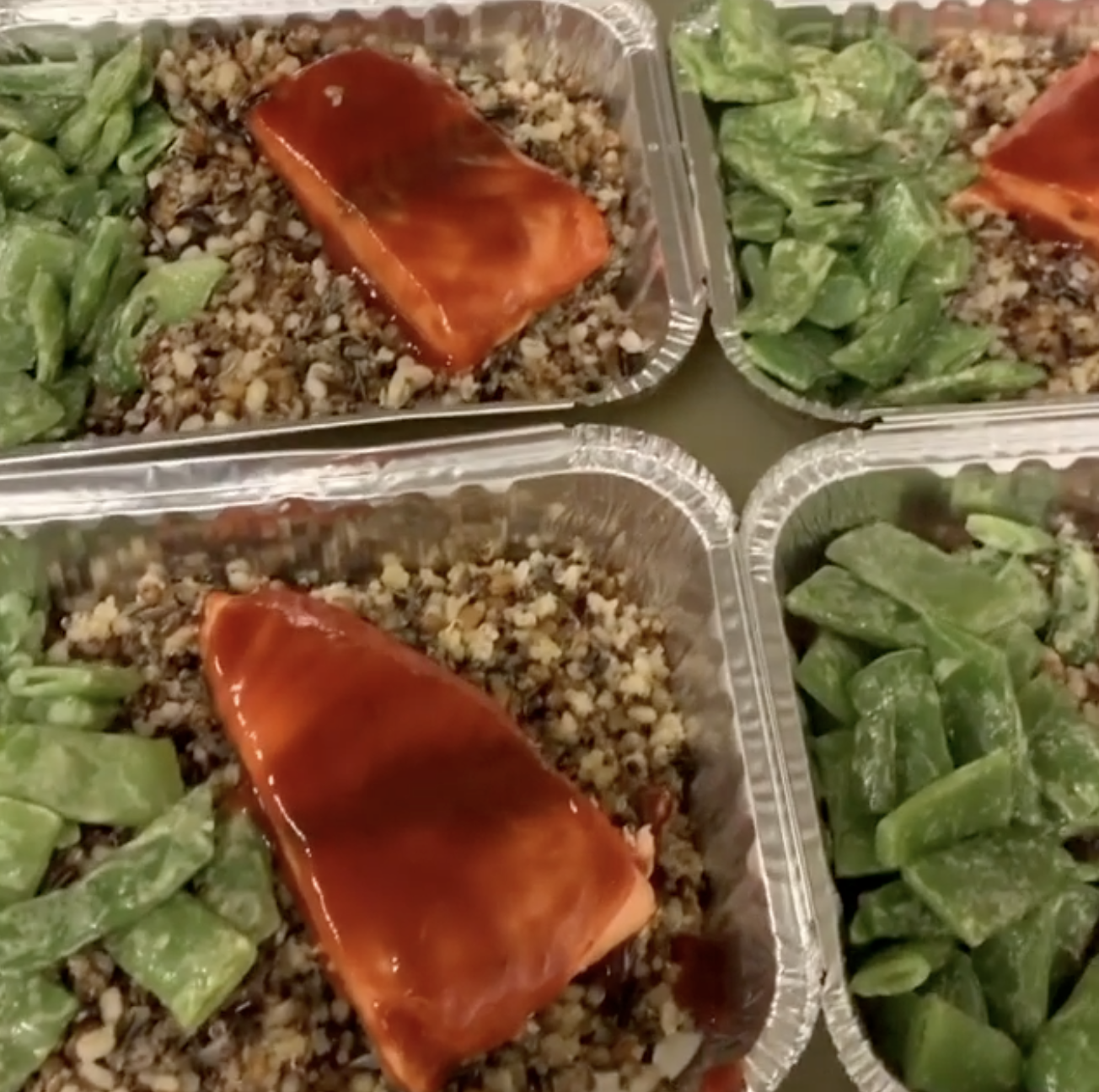 Gourmet catering dish from Aleko's