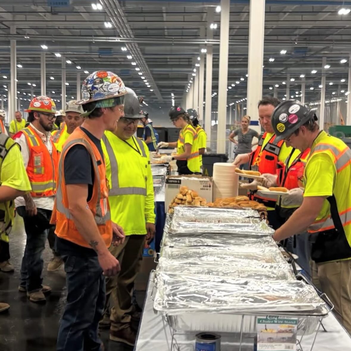 Aleko's South Lyon catering setup