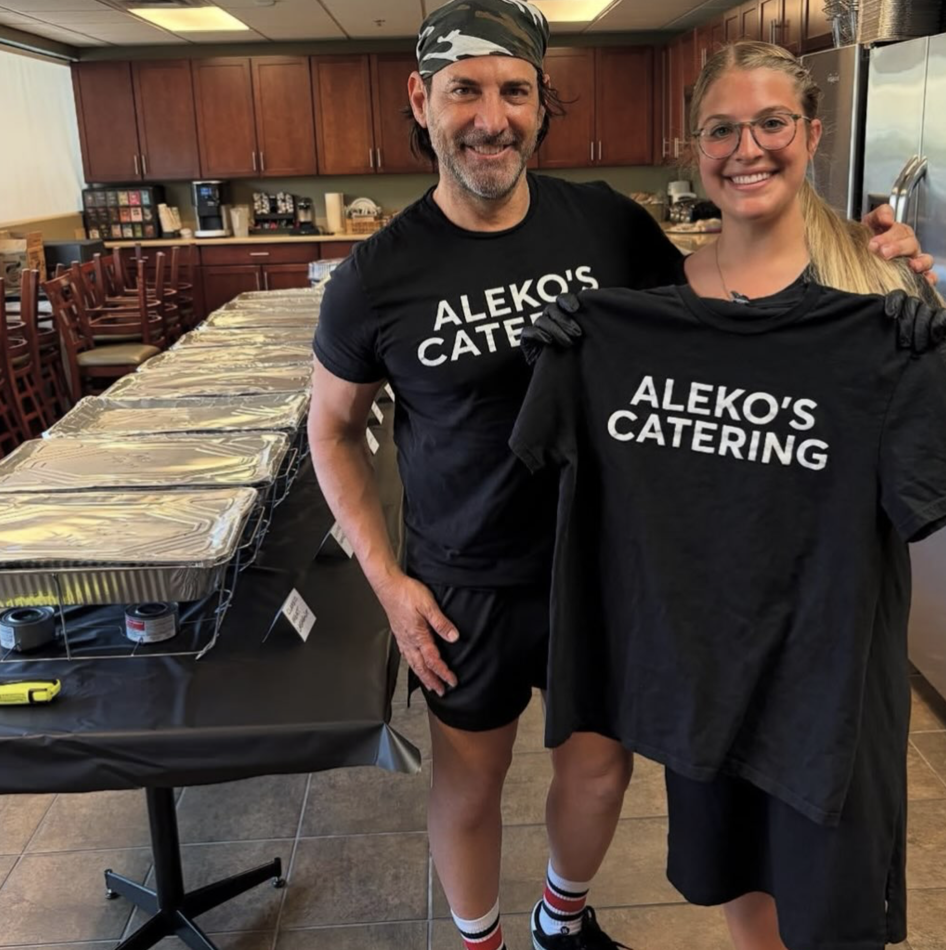 Aleko's catering spread